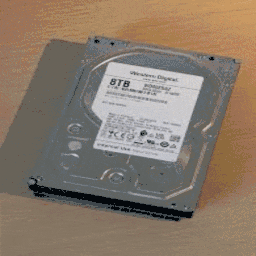 An GIF of a hard drive exploding. A metaphorical representation of how I destroyed the content of my own.